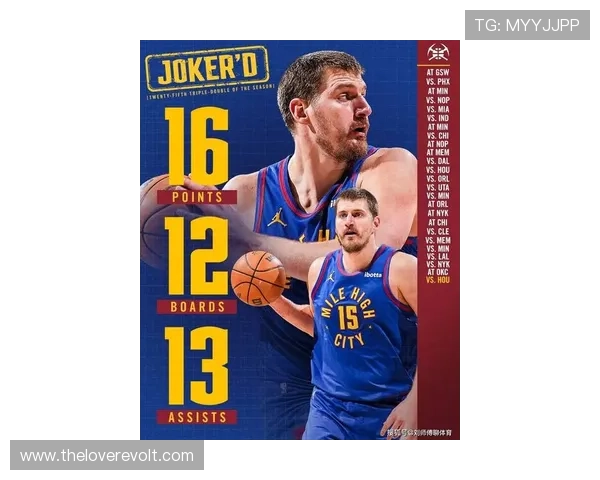 约基奇三双逆转掘金胜马刺